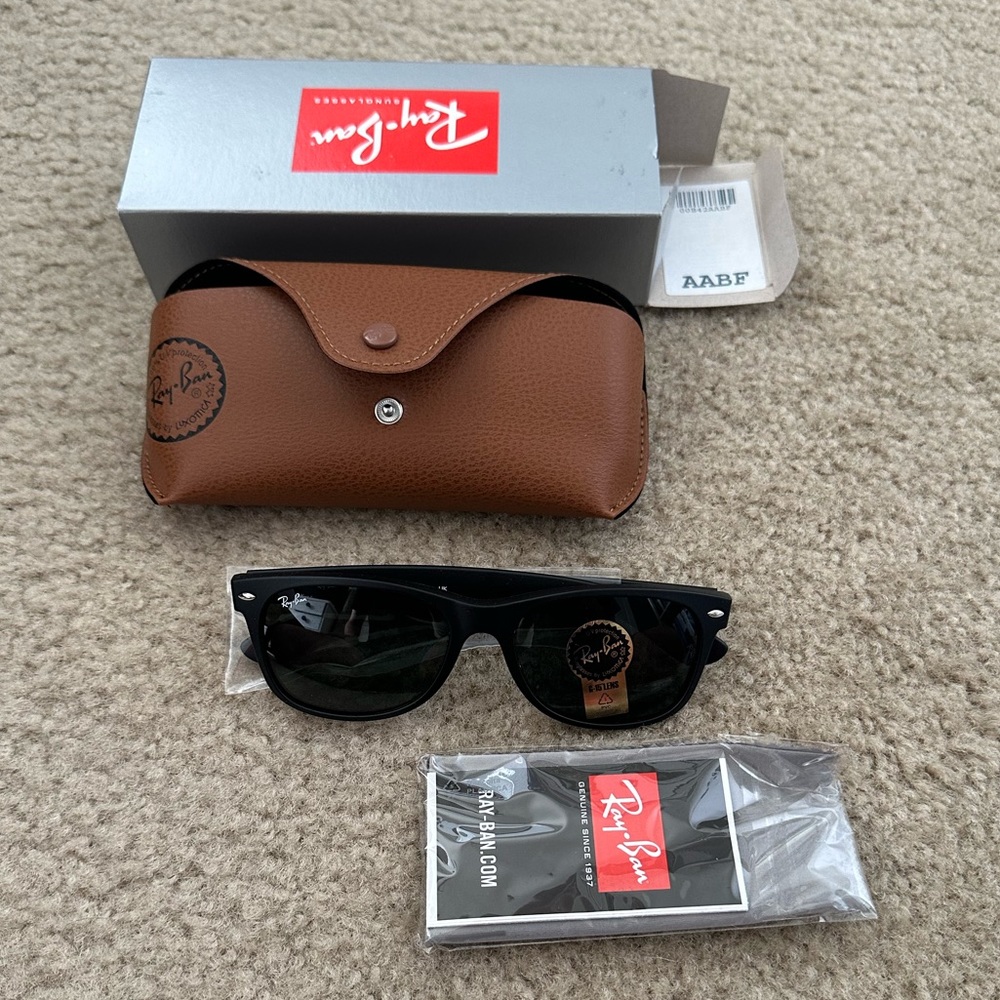Ray Ban Wayfarer Matte Black Sunglasses